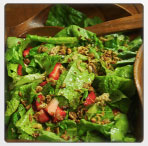 Crunchy Romaine Strawberry Salad